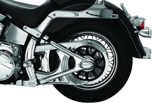 Kuryakyn Boomerang Frame Covers 08-17 Softails Chrome 7773