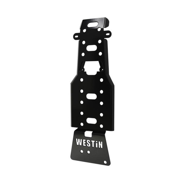 Westin/Snyper 07-11 Jeep Wrangler Transmission Pan Skid Plate - Textured Black 42-21125