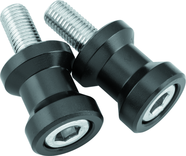 BikeMaster Alum Spool Kit H/D - 10mm - Black 151625