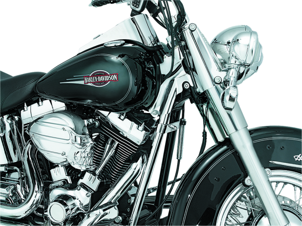 Kuryakyn Downtube Covers 00-06 Softail Chrome 7853