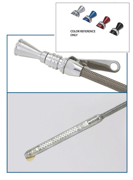 Lokar Anchor Tight Locking Oil Dipstick Sbc 80-Up 1220004 Lokar Anchor Tight Locking Oil Dipstick Sbc 80-Up 1220004