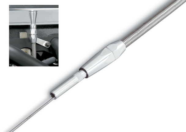 Lokar Engine Dipstick Braided  Ed-5004 Lokar Engine Dipstick Braided  Ed-5004