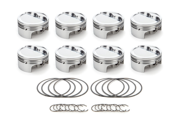 Race Tec Pistons Sbf Dished Piston Set 4.125 Bore -19.7Cc 1000385