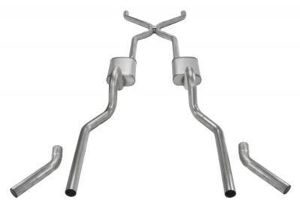Pypes Performance Exhaust 55-57 Chevy 3In Exhaust W/H-Pipe Sgc43