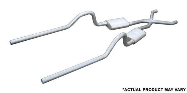 Pypes Performance Exhaust 66-74 Dodge B-Body 2.5In Header-Back Exhaust Smb10S33