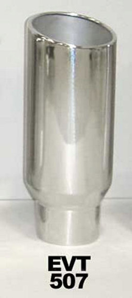 Pypes Performance Exhaust Exhaust Tip 5In X 7In 18In L Polished Weld-On Evt507
