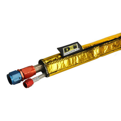 Design Engineering Heat Shroud Gold 2In To 2.5In X 36In 10924