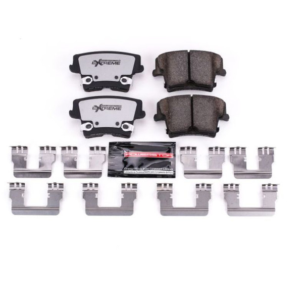 Power Stop 05-19 Chrysler 300 Rear Z26 Extreme Street Brake Pads w/Hardware Z26-1057