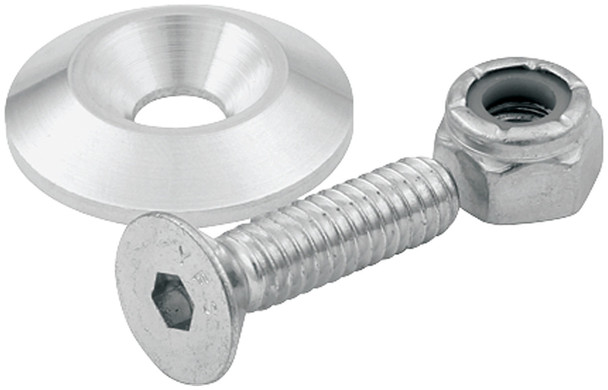Allstar Performance Countersunk Bolts 1/4In W/ 1In Washer 10Pk All18632