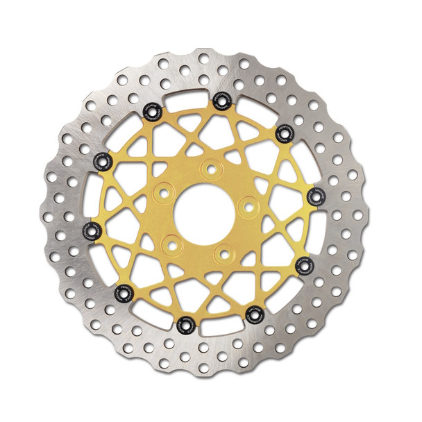 Performance Machine Disc/Carr Speedstar 11.8in x .20 FF No O/S Fr - Gold Ano 0133-1809S-G
