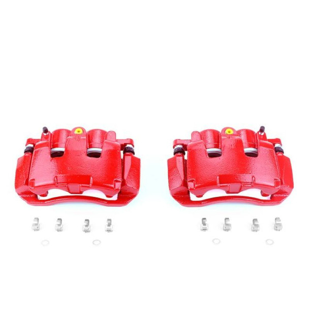 Power Stop 07-09 Chrysler Aspen Front Red Calipers w/Brackets - Pair S5054