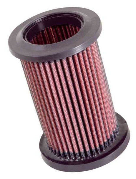 K&N Replacement Round Air Filter - Open Top - 06-14 Ducati 3.5in OD / 2in ID / 5.5in H DU-1006