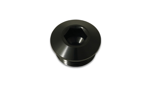 Vibrant Performance Low Profile Orb Port Plug -6An Black 10992 Vibrant Performance Low Profile Orb Port Plug -6An Black 10992