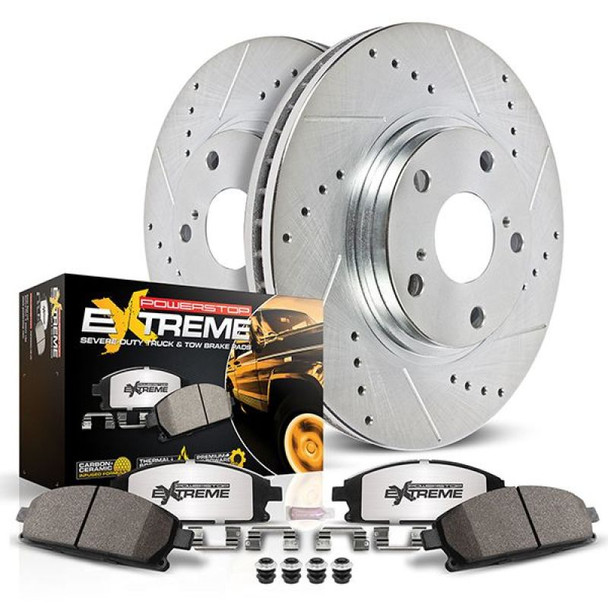 Power Stop 19-20 Mercedes-Benz Sprinter 4500 Rear Z36 Truck & Tow Brake Kit K8431-36