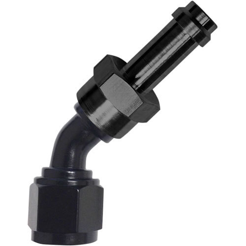 Fragola #6 Ez Street 45-Degree Hose Fitting 754506-Bl