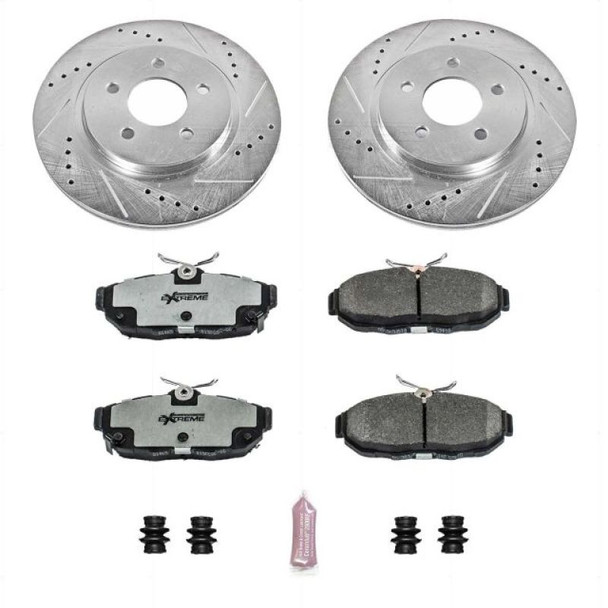 Power Stop 11-14 Ford Mustang Rear Z26 Street Warrior Brake Kit K4749-26