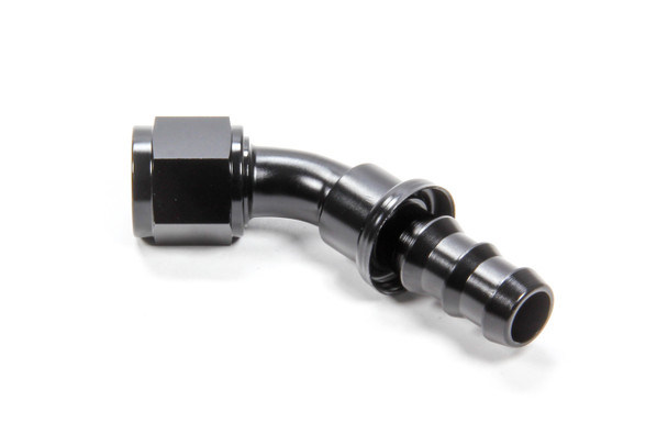 Triple X Race Components #10 45 Degree Hose End Push Lock Hf-14510Blk