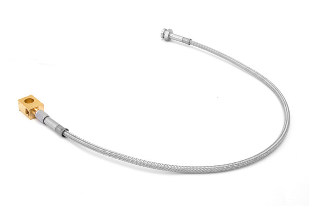 Rugged Ridge Rear Brake Hose Braided Stainless 76-86 Jeep CJ 16735.04