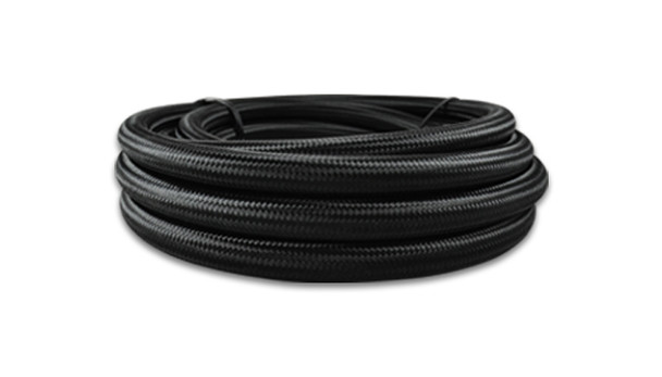 Vibrant Performance 5Ft Roll -16 Black Nylon Braided Flex Hose 11993