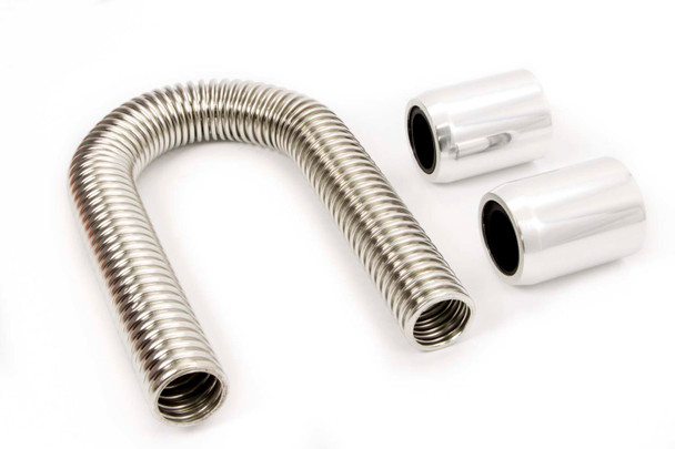 Racing Power Co-Packaged 36In Stainless Hose Kit W/Polished Ends R7307