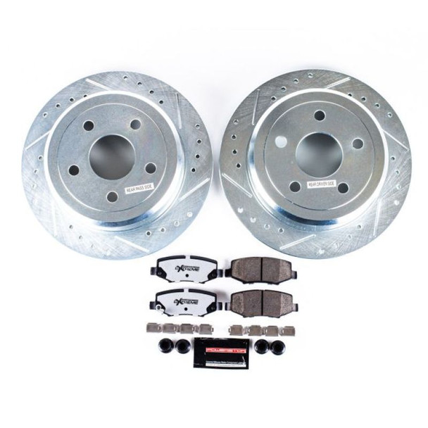 Power Stop 07-17 Jeep Wrangler Rear Z36 Truck & Tow Brake Kit K3090-36