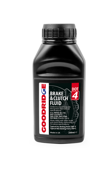 Goodridge 250ML Performance Dot 4 Brake Fluid - Single BF20250