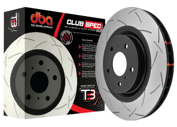 DBA 2020+ Chevrolet Corvette C8 J55 Z51 Front Slotted 4000 Series Rotor 43928S