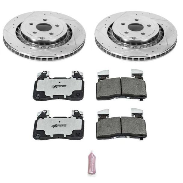 Power Stop 14-17 Chevrolet SS Front Z26 Street Warrior Brake Kit K7007-26