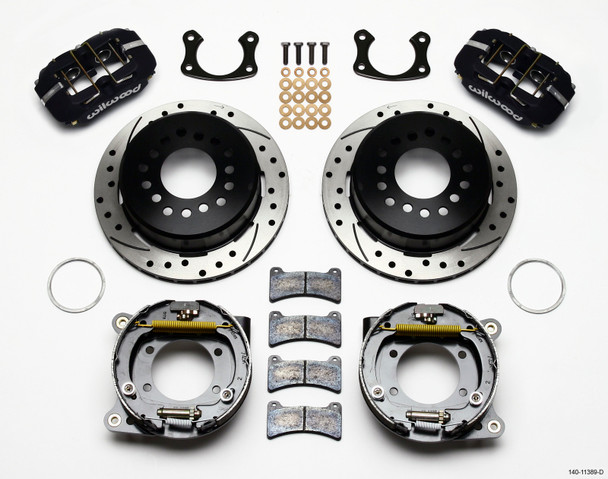 Wilwood Dynapro Low-Profile 11.00in P-Brake Kit Drilled New Big Ford 2.50in Offset 140-11389-D