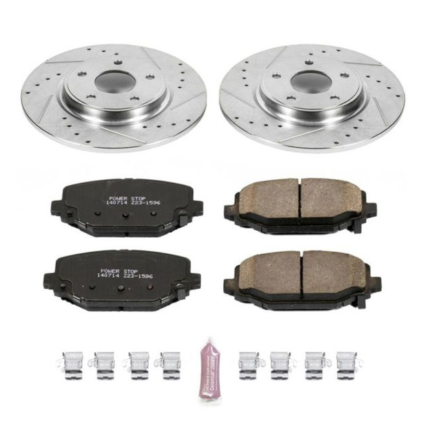 Power Stop 12-16 Chrysler Town & Country Rear Z23 Evolution Sport Brake Kit K5961
