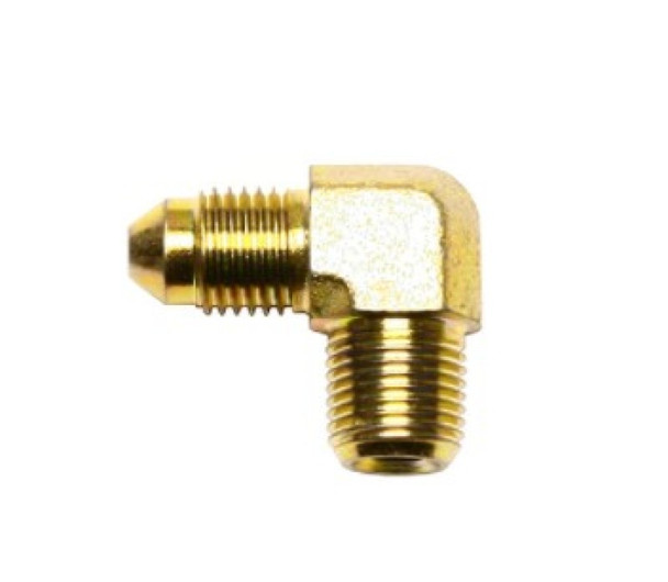 Wilwood Inlet Fitting - 1/8-27 NPT to -3 (90) 220-13125