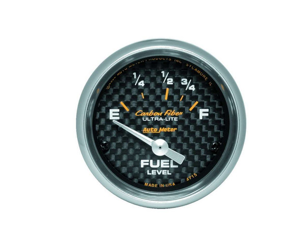 Autometer 2-1/16In C/F Fuel Level Gauge 73/10 Ohms 4715 Autometer 2-1/16In C/F Fuel Level Gauge 73/10 Ohms 4715