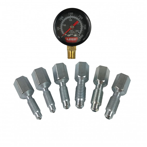 Leed Brakes Brake Pressure Gauge Kit  Bpg001