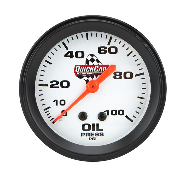 Quickcar Racing Products Oil Pressure Gauge 2-5/8In 611-6003