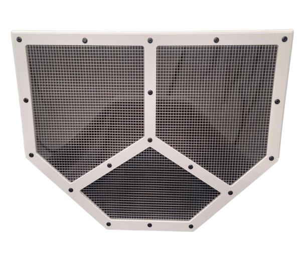 Dominator Race Products Shaker Screen Radiator Mod White Dom-551-Wh
