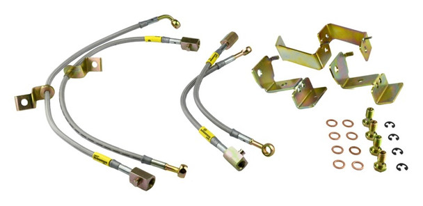 Goodridge 05-14 Ford Mustang (w/ABS) Stainless Steel Brake Line Kit 12364