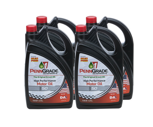 Penngrade Motor Oil 50W Racing Oil Case 4 X 5 Quart Bottles 71150
