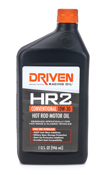 Driven Racing Oil Hr2 10W30 Petroleum Oil 1 Qt 02006