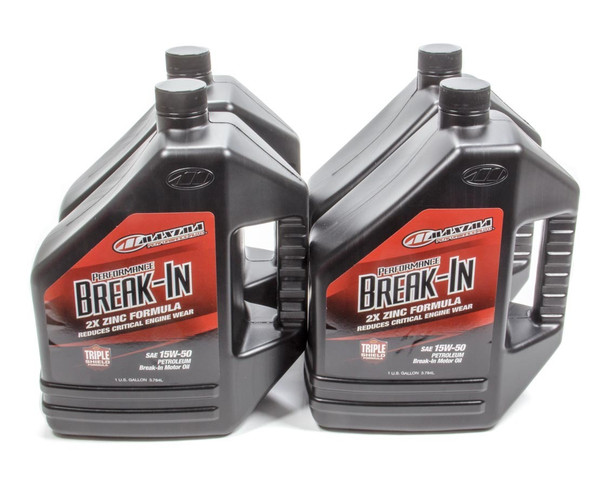 Maxima Racing Oils 15W50 Break-In Oil Case 4X1 Gallon 39-119128
