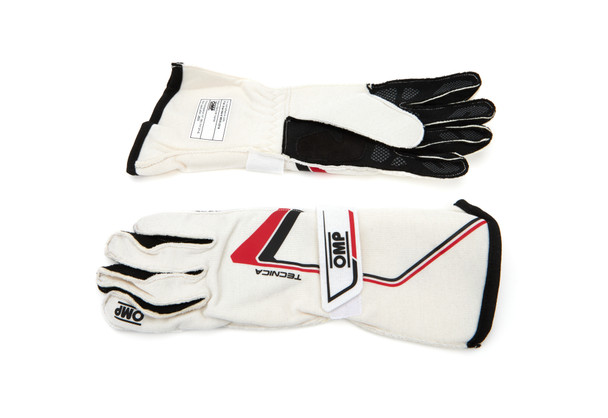 Omp Racing, Inc. Tecnica Gloves White Small Ib0-0772-A01-020-S