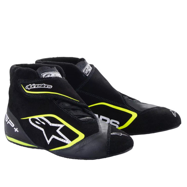 Alpinestars Usa Shoes Sp+ Black / Yellow Flou 11 2710823-155-11