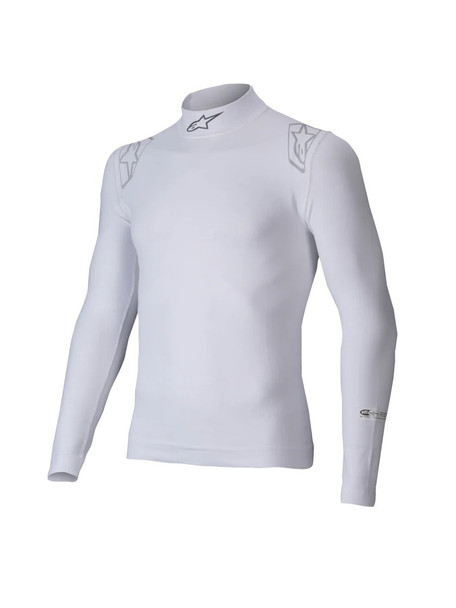 Alpinestars Usa Underwear Top Zx Evo V3 White 2X-Lrg Long Slv 4750325-20-Xxl