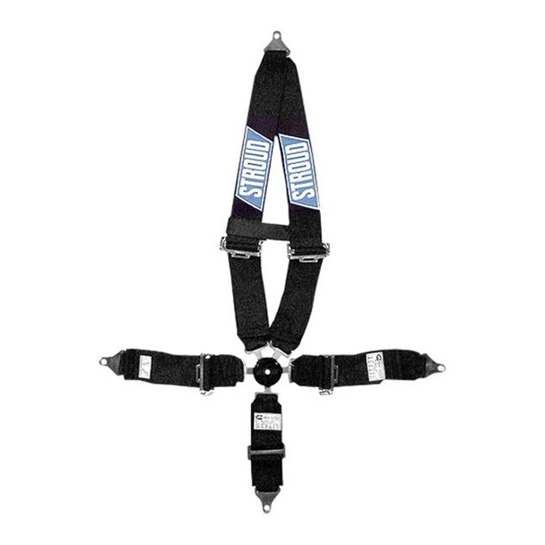 Stroud Safety Racing Harness Kam Lock Black V-Style 2003-01-01-01