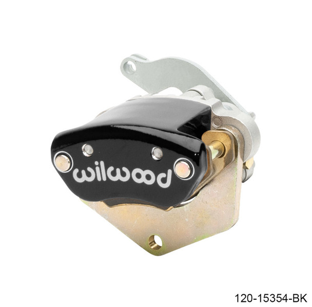 Wilwood Caliper-MC4 Mechanical Parking Brake-L/H - Black 2.00 MT 1.19in Piston .81in Disc 120-15354-BK