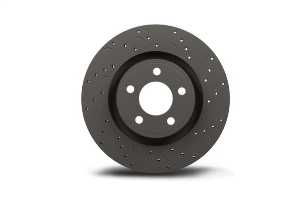 Hawk Talon 2007 Jeep Wrangler Drilled and Slotted Rear Brake Rotor Set HTC4242