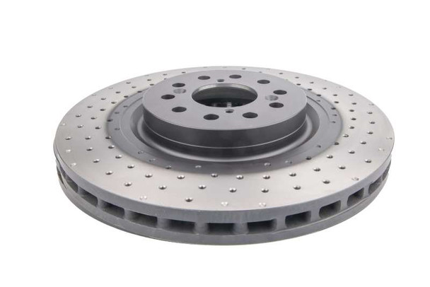 DBA 17-20 Honda Civic Type R Hatch Front 4000 Series Cross Drilled Rotor 43700XD