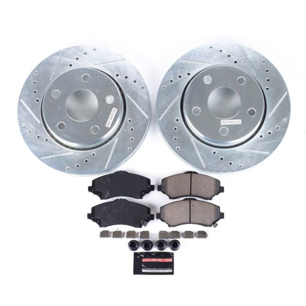 Power Stop 07-17 Jeep Wrangler Front Z23 Evolution Sport Brake Kit K3097