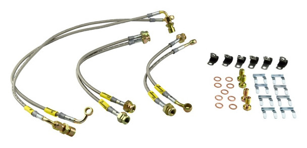 Goodridge 00-06 Chevrolet Tahoe (Rear Disc w/ Stabila Trak) Stainless Steel Brake Line Kit 14196