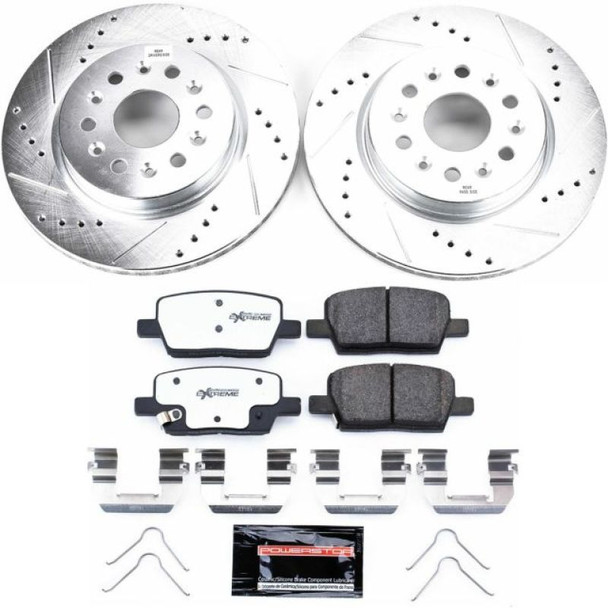 Power Stop 18-19 Buick Enclave Rear Z26 Street Warrior Brake Kit K7411-26