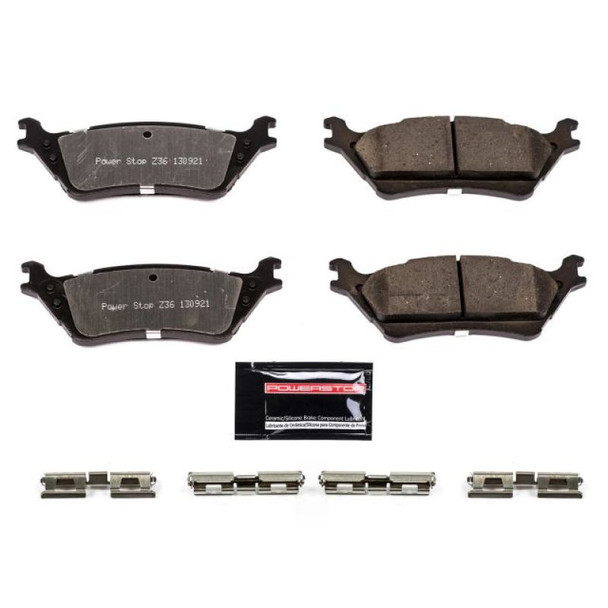 Power Stop 12-19 Ford F-150 Rear Z36 Truck & Tow Brake Pads w/Hardware Z36-1602